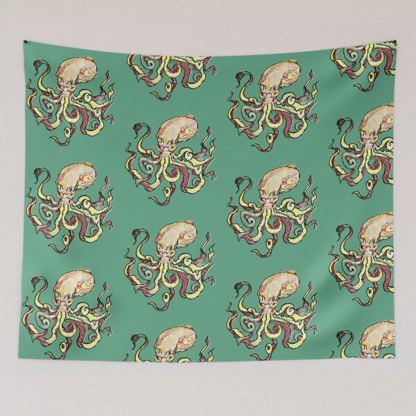Item preview, The Alien Octopus  designed and sold by Doodle Mind Journeys.