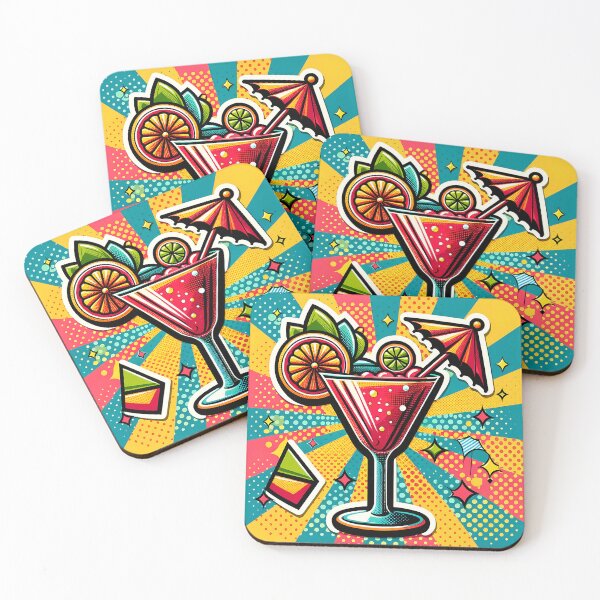Item preview, Tropical Cocktail Retro designed and sold by IndyJoe Designs.