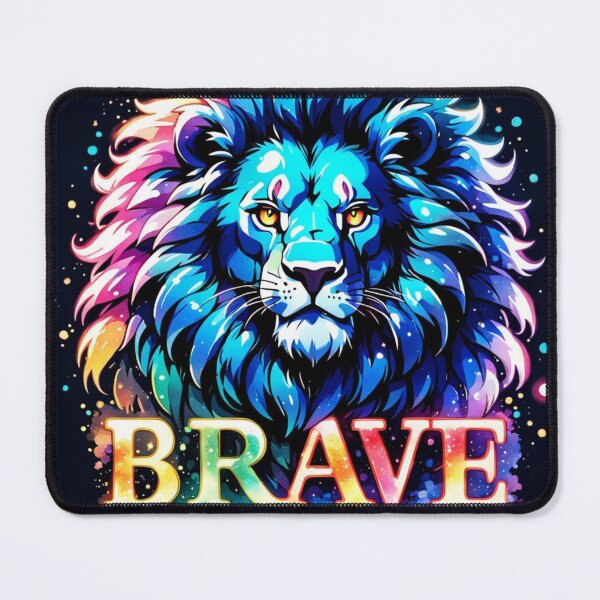 Item preview, Neon Brave Lion  designed and sold by Gabriela McDaniel.