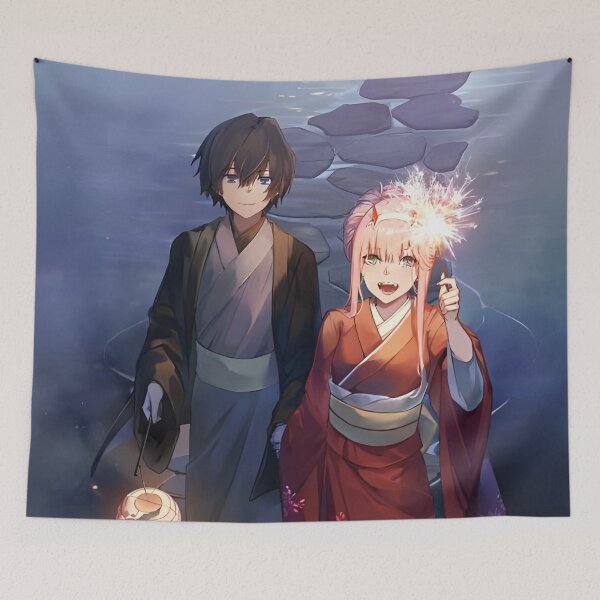 Item preview, Darling in the FranXX - Sweet Couple in beautiful Night View designed and sold by NooraniFantasy.
