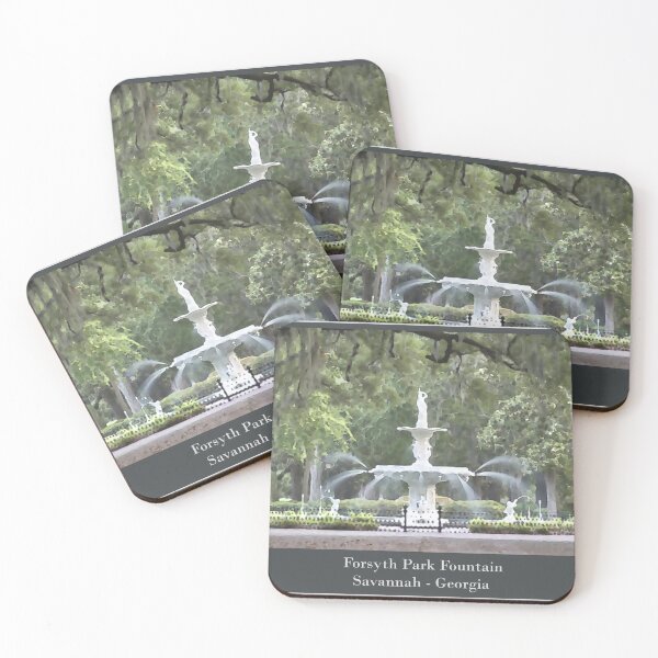 Item preview, Forsyth Park Fountain Savannah Georgia watercolor designed and sold by studioss76.