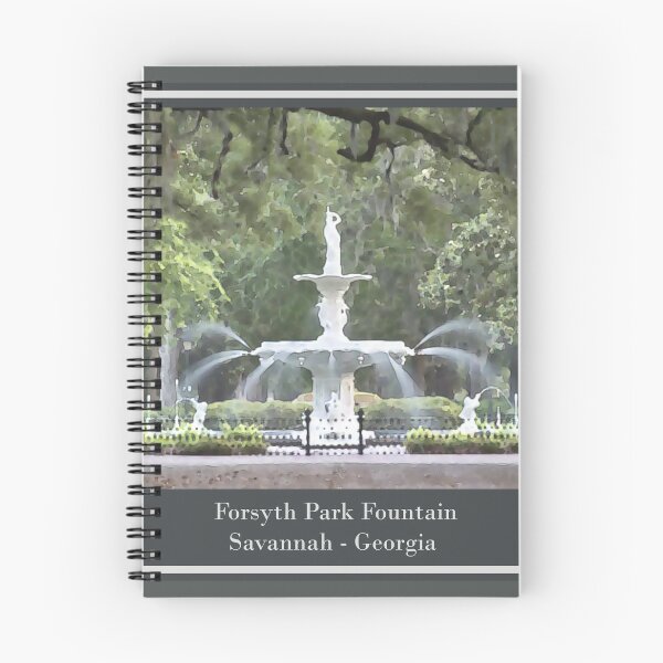 Item preview, Forsyth Park Fountain Savannah Georgia watercolor designed and sold by studioss76.