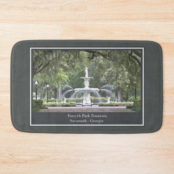 Item preview, Forsyth Park Fountain Savannah Georgia watercolor designed and sold by studioss76.