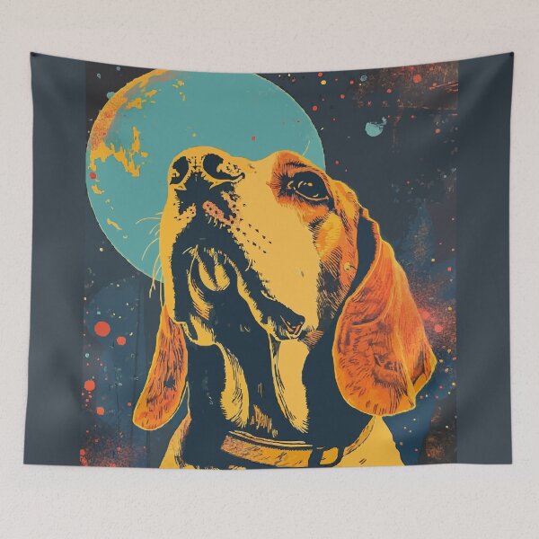 Item preview, Beagle dog grunge portrait designed and sold by etherElric.
