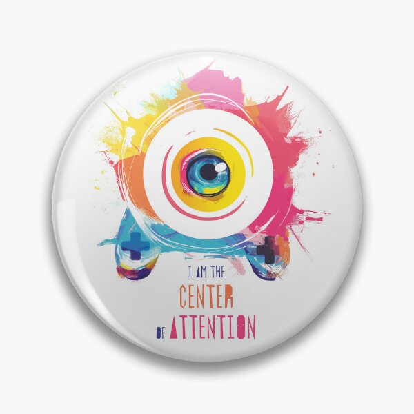 Item preview, I am the center of attention - Gamedev eye designed and sold by LeonieDieLoewin.