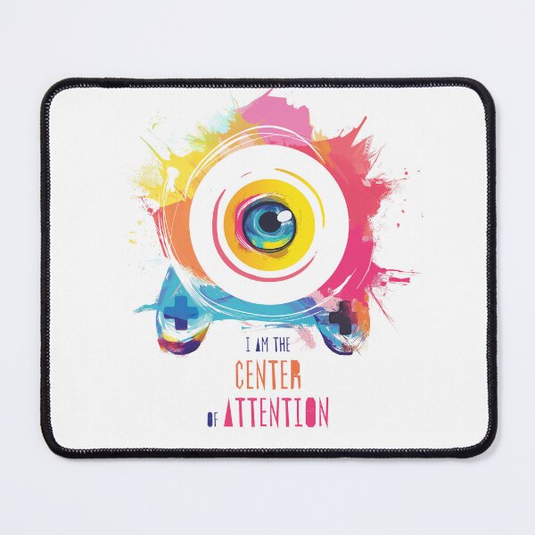 Item preview, I am the center of attention - Gamedev eye designed and sold by LeonieDieLoewin.