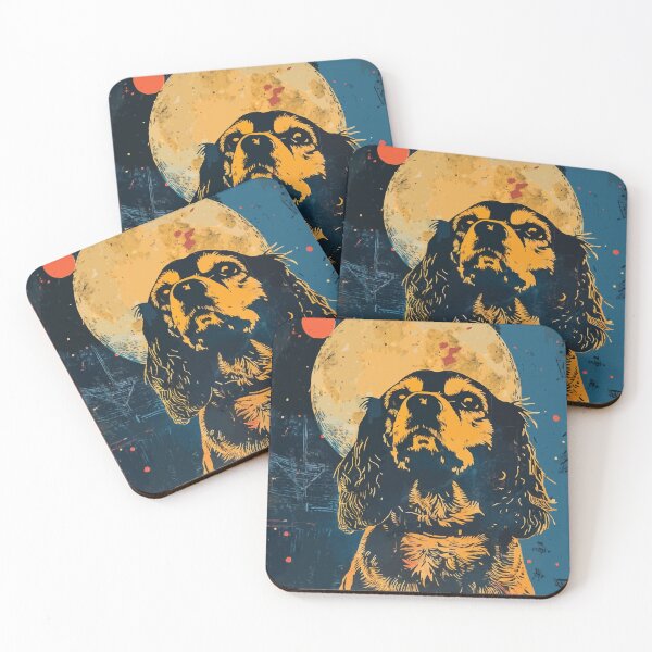 Item preview, Cavalier King dog grunge portrait designed and sold by etherElric.
