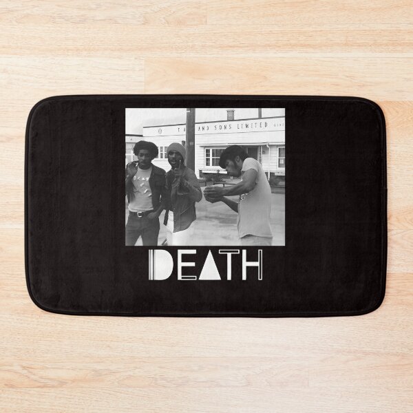 Item preview, Death - Proto-Punk Band From Detroit Artwork (White Logo) designed and sold by HerlindaHLopez.