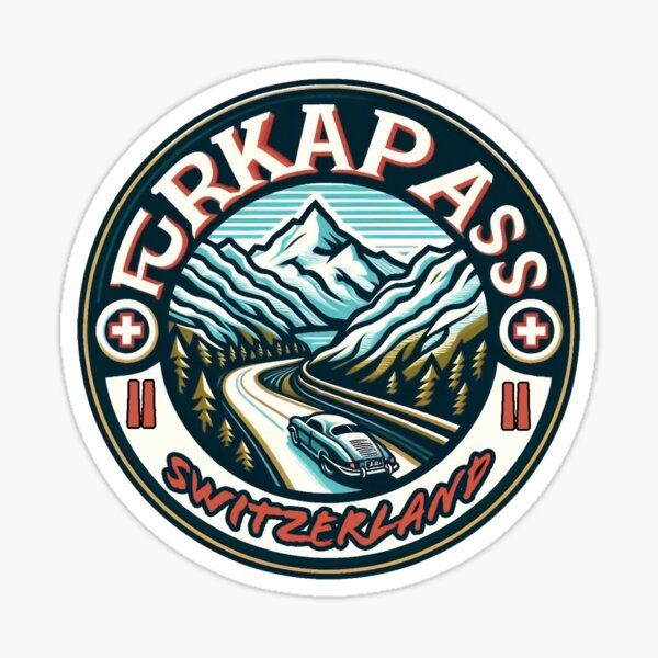 Item preview, Konkr Roads Furka Pass Switzerland Road & Car designed and sold by KonkrRoads.