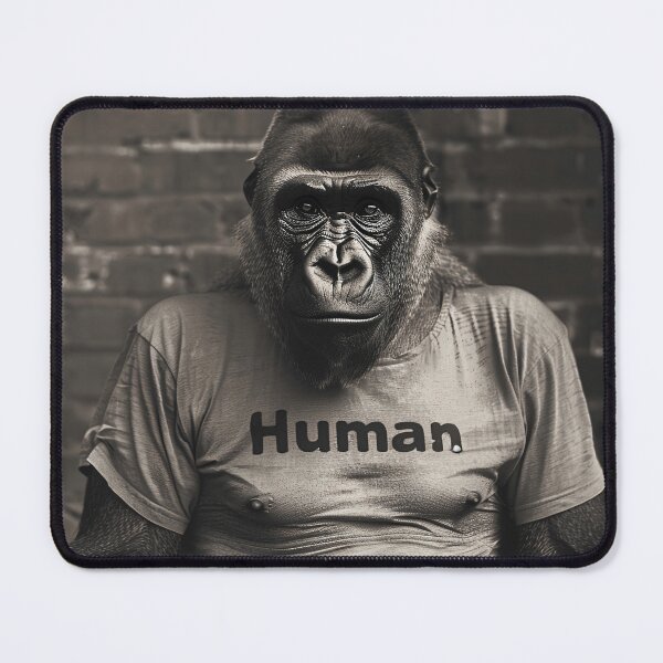 Item preview, Gorilla - human t-shirt designed and sold by Brendon987.