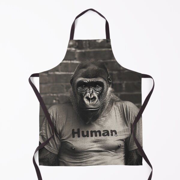 Item preview, Gorilla - human t-shirt designed and sold by Brendon987.