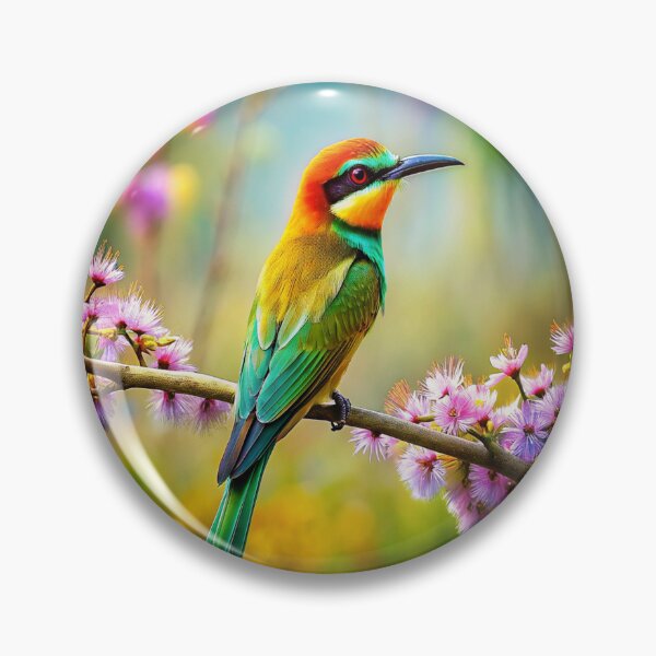 Item preview, Rainbow Bee Eater designed and sold by Artsy Aura ⭐⭐⭐⭐⭐  .