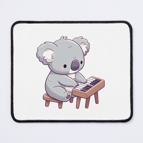 Item preview, Koala playing Piano - Gift for Koala Lover, I love Koalas designed and sold by VintageCreator.