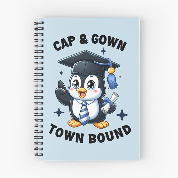 Item preview, Penguin Grad: Cap & Gown, Town Bound! - College Graduation designed and sold by kcaandwu.