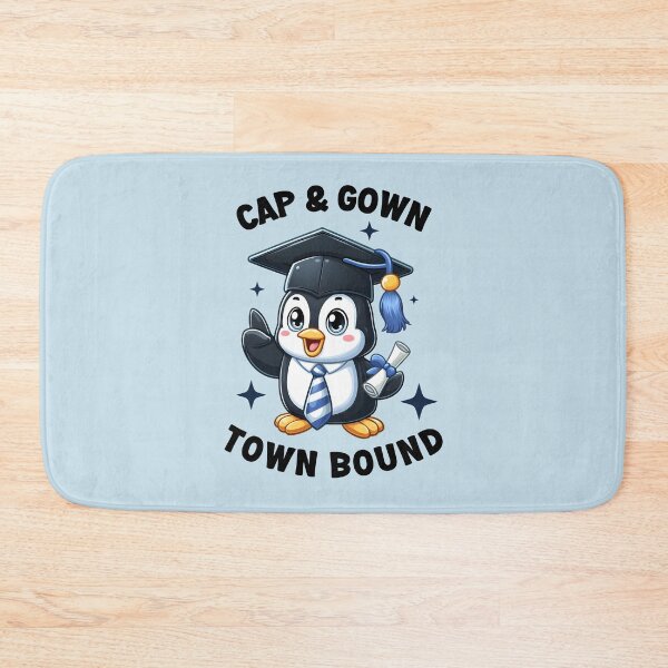 Item preview, Penguin Grad: Cap & Gown, Town Bound! - College Graduation designed and sold by kcaandwu.