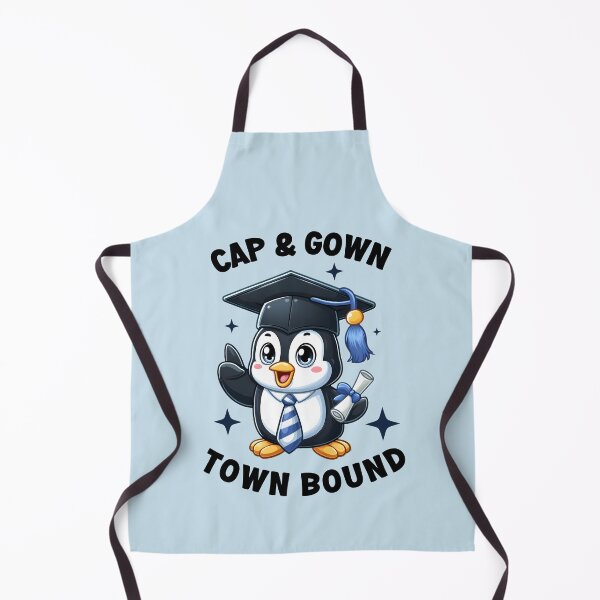 Item preview, Penguin Grad: Cap & Gown, Town Bound! - College Graduation designed and sold by kcaandwu.