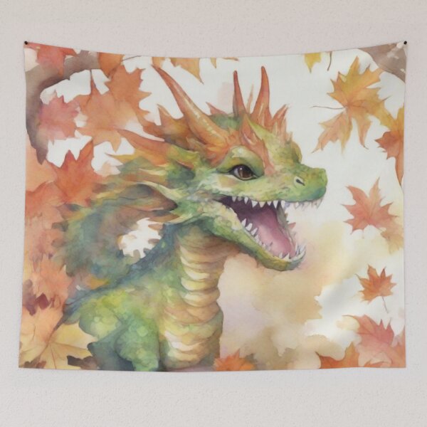 Item preview, Baby dragon in autumn designed and sold by Astralia.