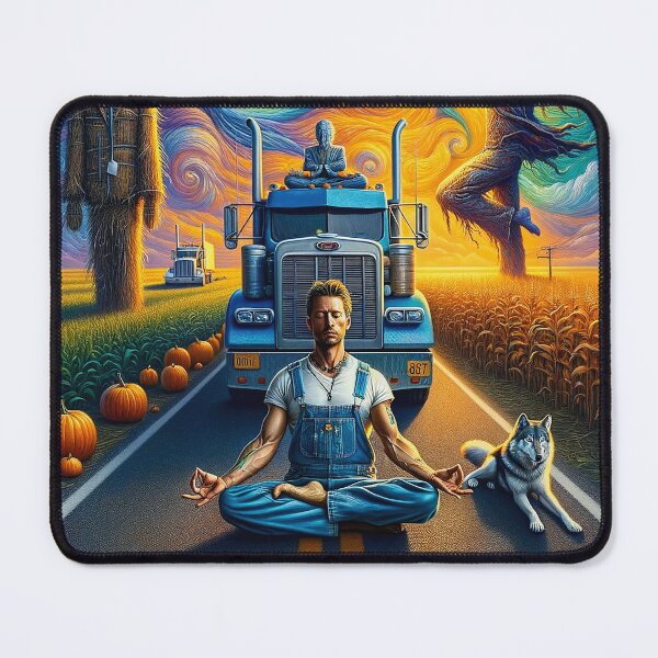 Item preview, Zen Trucker Meditation designed and sold by bunnyboiler.