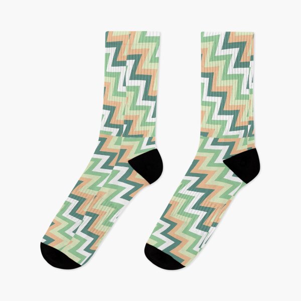 Item preview, Lime Jade Green Orange Yellow Gold Chevron Spring Background Design Pattern March Saint St Patrick's Day designed and sold by Sarcastic Narwhal.