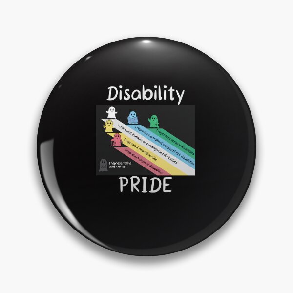 Item preview, Disability Pride With Ghosts And Descriptions designed and sold by TarraLGraham.