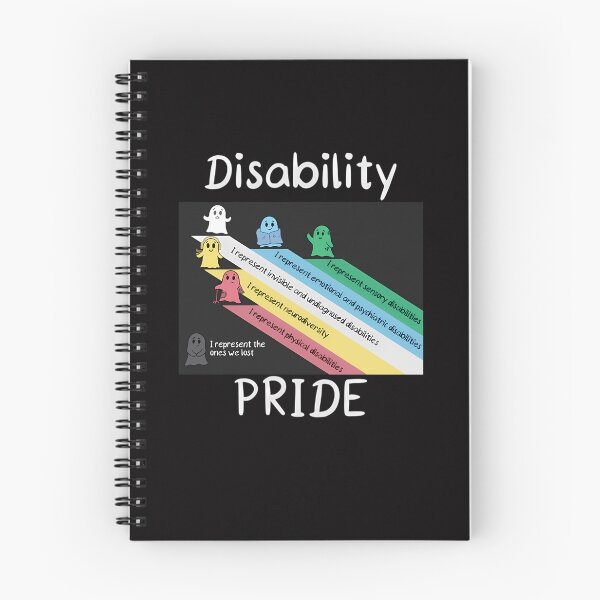 Item preview, Disability Pride With Ghosts And Descriptions designed and sold by TarraLGraham.