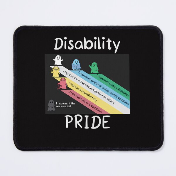 Item preview, Disability Pride With Ghosts And Descriptions designed and sold by TarraLGraham.