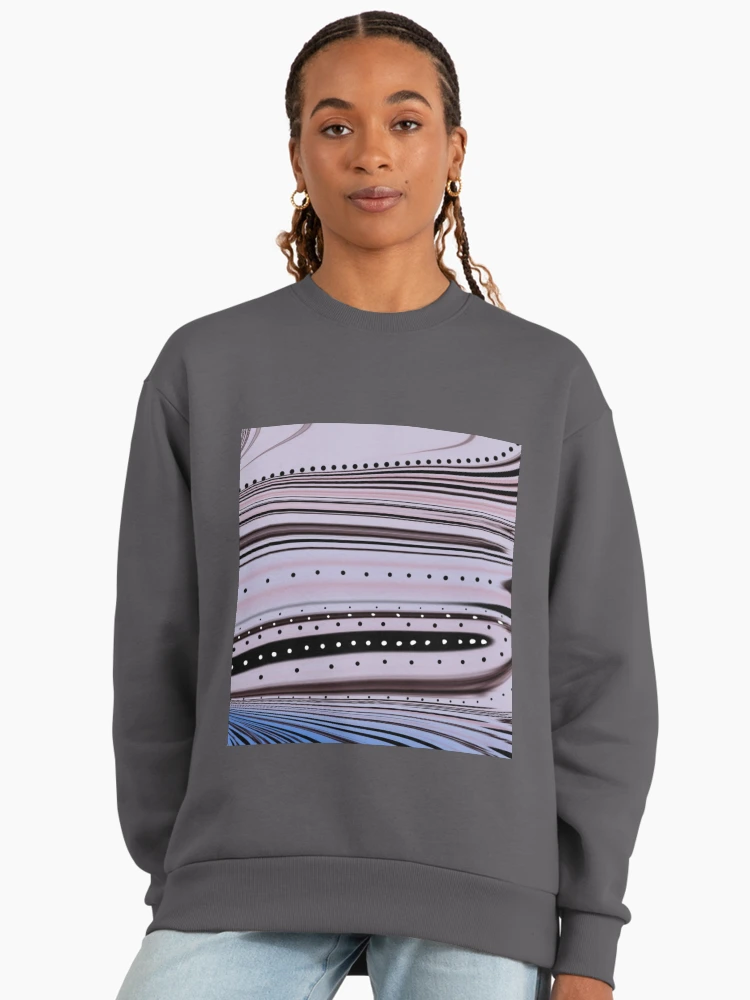 Thumbnail 3 of 6, Premium Oversized Sweatshirt, Paint Sweep designed and sold by Shells Designs.