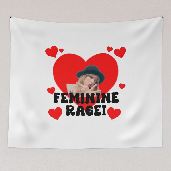 Item preview, Feminine Rage! - Red designed and sold by DjBubbleDesigns.