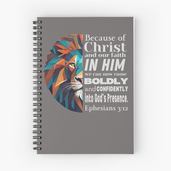 Item preview, Confident and Bold Lion Ephesians 3:12 designed and sold by LionGear.
