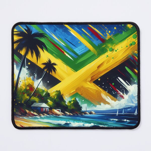 Item preview, Acrylic Jamaican Flag Design designed and sold by ssmg80.