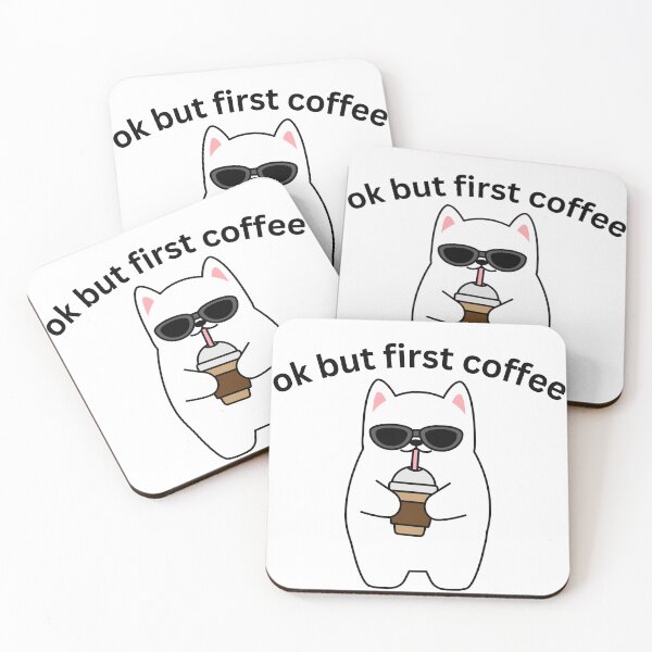 Item preview, ok but first coffee designed and sold by sharleyandrews.