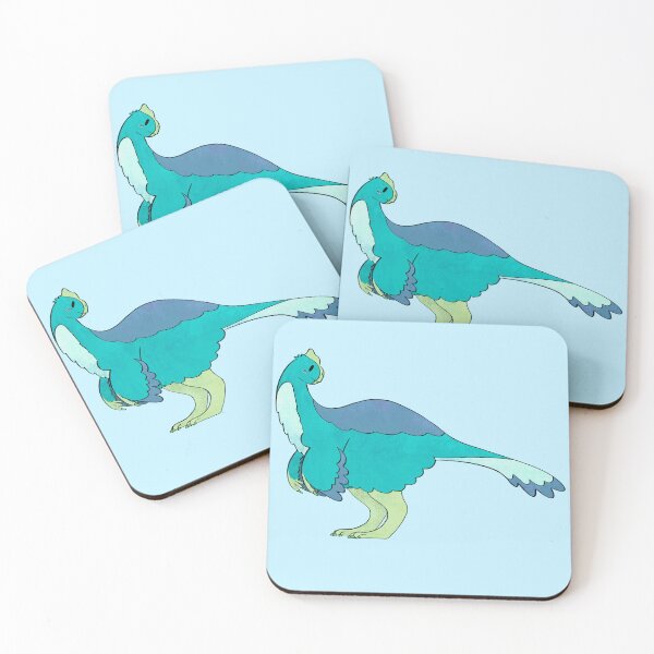 Item preview, Happy Gigantoraptor Cute Dinosaur Sticker designed and sold by culegar.