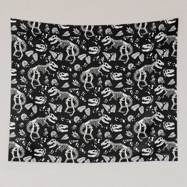 Item preview, T-Rex Fossil on Black designed and sold by latheandquill.