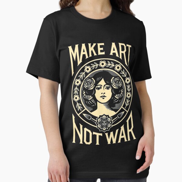 Item preview, Make Art Not War peace Slogan designed and sold by MASSIMOMAZZA.