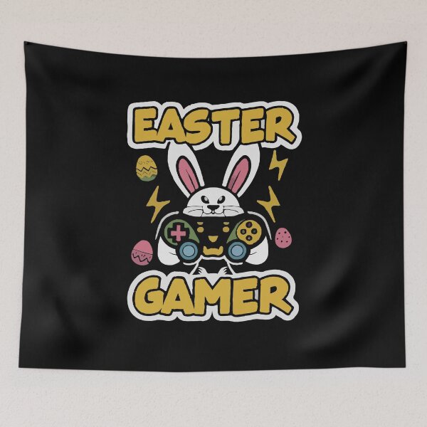 Item preview, Easter Gamer Bunny Rabbit Video Gaming Men Boys Kids Youth  designed and sold by MizoX7.