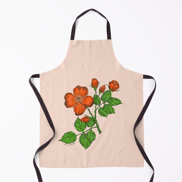 Item preview, Orange Quartered Rose Bloom Semi-Double 8-15 Petals In 2 Rows designed and sold by Rachael Taylor.