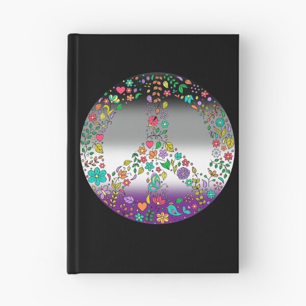 Item preview, Hippie Vibes Asexual Pride Flag Peace Sign, Subtle Asexual Pride Design designed and sold by Travelslightly.