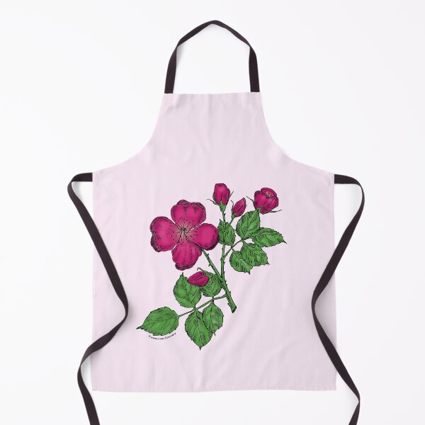 Item preview, Deep Pink Quartered Rose Bloom Semi-Double 8-15 Petals In 2 Rows designed and sold by Rachael Taylor.