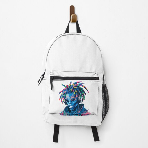 Item preview, Cosmic Hip-Hop: Alien with Dreadlocks and Headphones designed and sold by GL!TCH LAB.