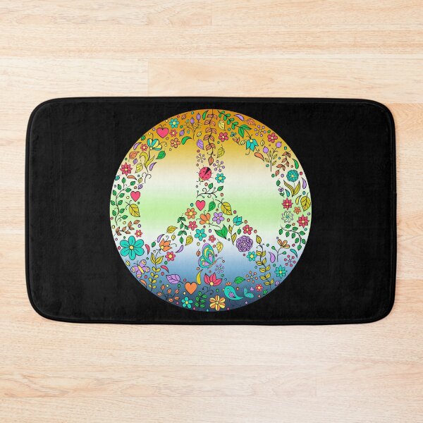 Item preview, Hippie Vibes AroAce Agender Pride Flag Peace Sign, Subtle AroAce Agender Pride Design designed and sold by Travelslightly.