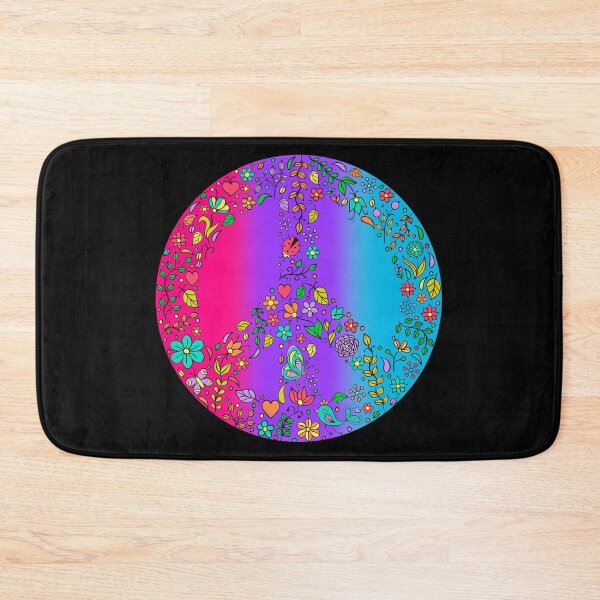Item preview, Hippie Vibes Androgynous Pride Flag Peace Sign, Subtle Androgynous Pride Design designed and sold by Travelslightly.