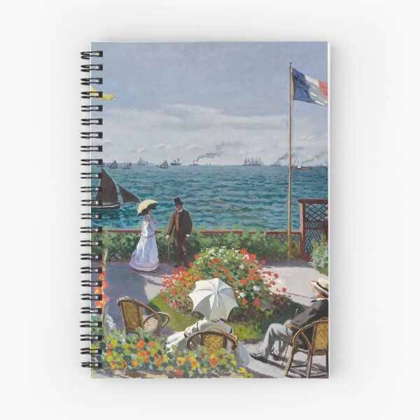 Artikelvorschau, Garten in Sainte-Adresse Claude Monet Impressionistische Malerei entworfen und verkauft von Jaydee001.