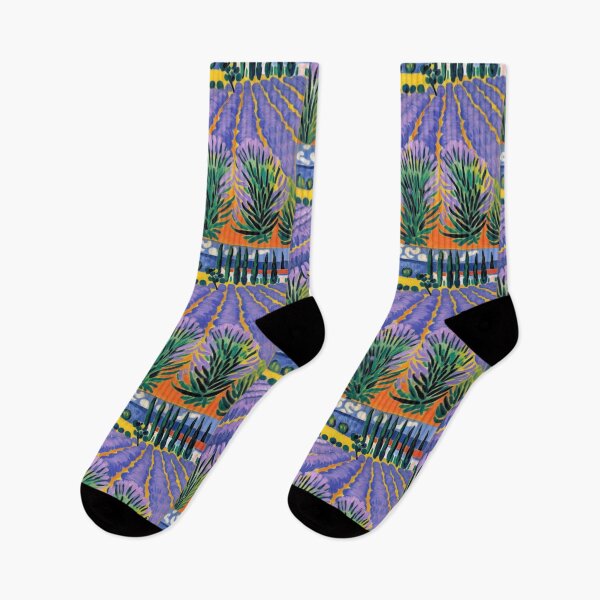 Item preview, Provence Lavender Field Painting Henri Matisse Inspired designed and sold by retrographics.