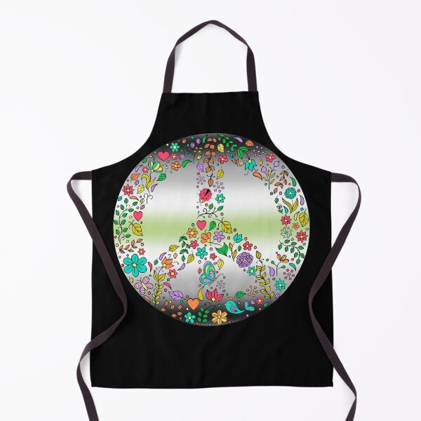 Item preview, Hippie Vibes Agender Pride Flag Peace Sign, Subtle Agender Pride Design designed and sold by Travelslightly.
