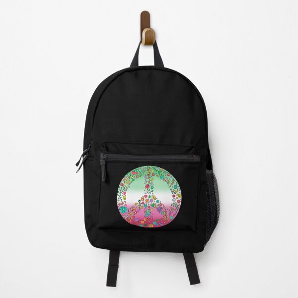 Item preview, Hippie Vibes Abrosexual Pride Flag Peace Sign, Subtle Abrosexual Pride Design designed and sold by Travelslightly.