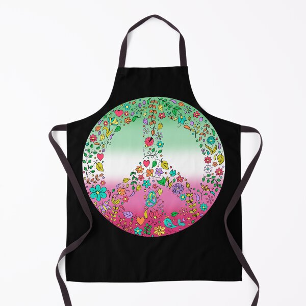 Item preview, Hippie Vibes Abrosexual Pride Flag Peace Sign, Subtle Abrosexual Pride Design designed and sold by Travelslightly.