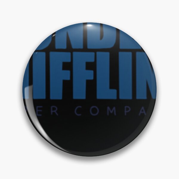 Item preview, Dunder Mifflin Logo Blue designed and sold by Priscilipper.