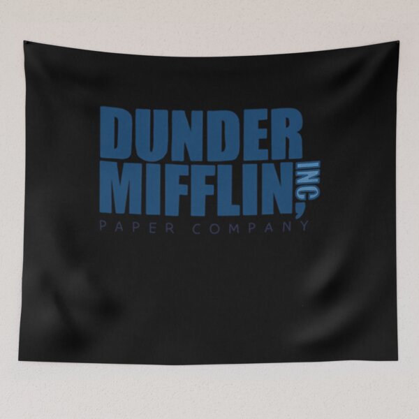 Item preview, Dunder Mifflin Logo Blue designed and sold by Priscilipper.