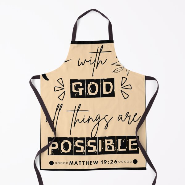 Item preview, With God all Things are possible designed and sold by MoriaStore.