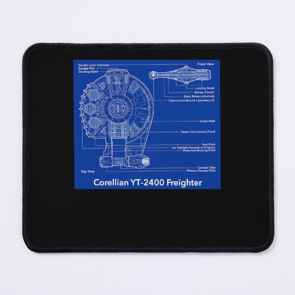 Item preview, Corellian Freighter Blueprint  designed and sold by angelicagu.